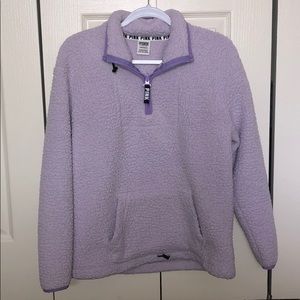 PINK Victoria’s Secret Sherpa Sweater! 💜